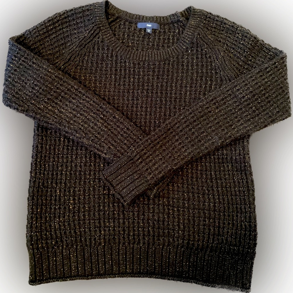 GAP Women’s Metallic Bronze Sweater (size: XS)